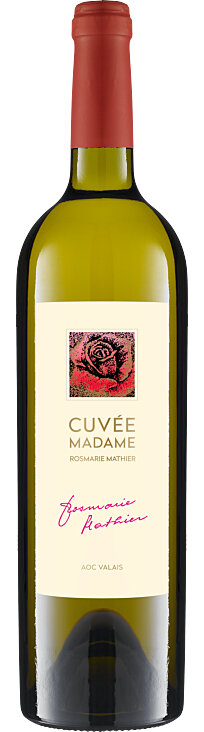 Cuvée Madame Rosmarie weiss Adrian Mathier Salquenen AOC Valais