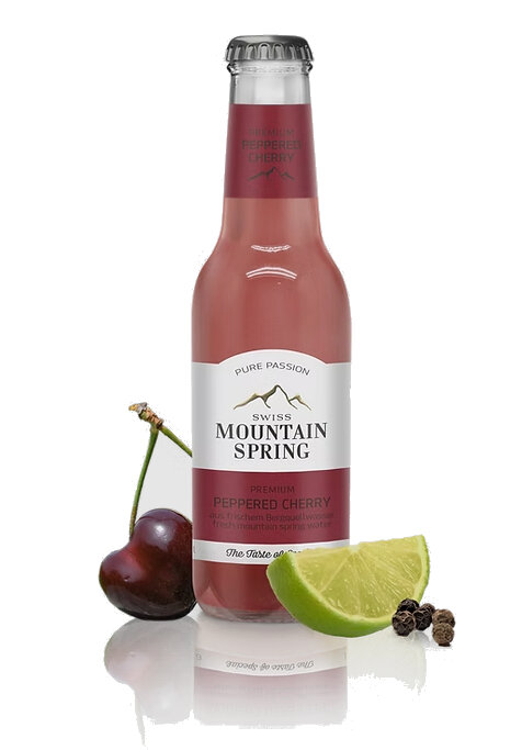 Swiss Mountain Spring Peppered Cherry 2 dl. EW Glas (auf Anfrage)