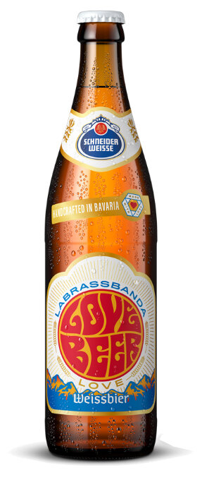 Schneider Weisse Love Bier (auf Anfrage)