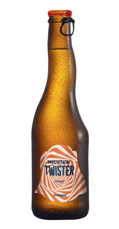Rugenbräu Mountain Twister Apricot Beer alkoholfrei 0.3% EW-Flasche in Harasse (auf Anfrage) 