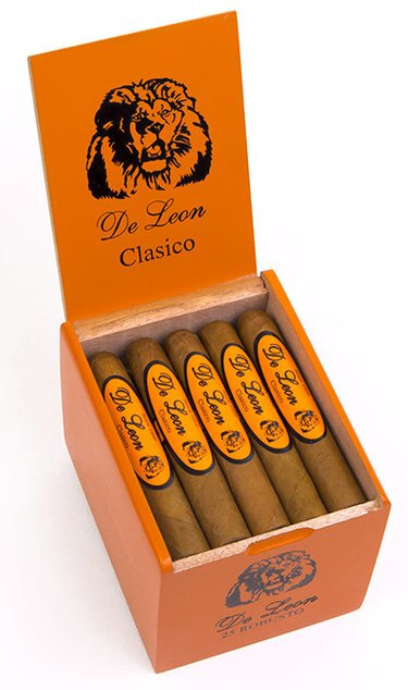Clàsico Robusto, De Leon Premium Cigars in 3er Box