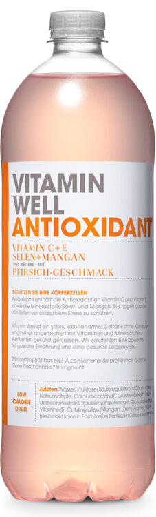 Vitamin Well Antioxidant 1.15 L PET 6-Pack (zurzeit nicht lieferbar) (auf Anfrage – kein Rückgaberecht)