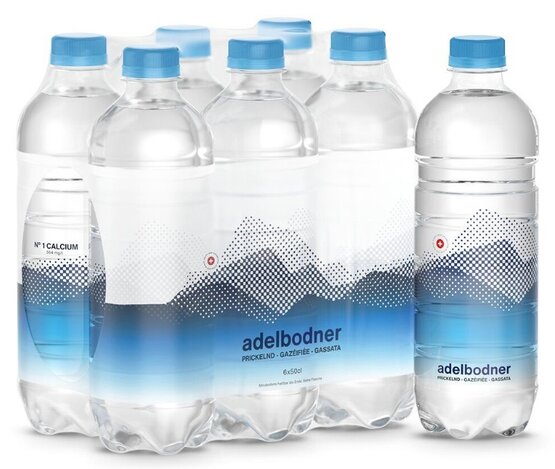 Adelbodner Mineral mit Kohlensäure 5 dl PET 6-Pack EW (auf Anfrage – kein Rückgaberecht)