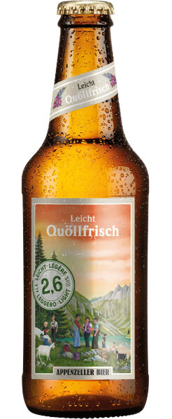 Appenzeller Quöllfrisch leicht 2.6 Vol.% hell 6-Pack EW