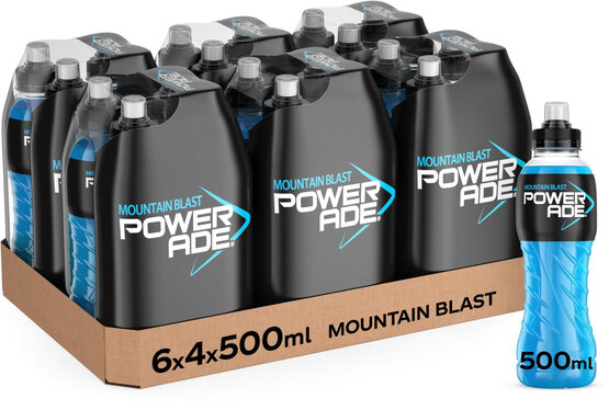Powerade Mountain Blast 500 ml (6x 4-Pack)