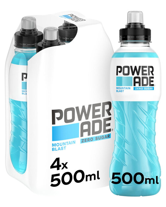 Powerade Zero Mountain Blast 500 ml (6x 4-Pack) (auf Anfrage - kein Rückgaberecht) 
