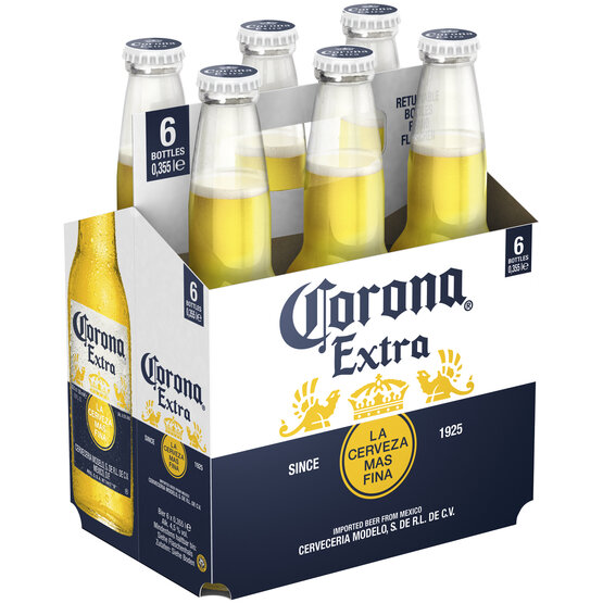 Corona Extra Beer 35 cl Flasche Mexico 6-Pack