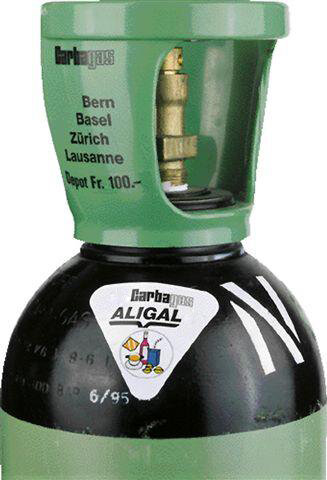 Aligal 1 klein Stickstoff 7,5 kg Depot 100.- netto Achtung Gefahrengut! Sorgfältig transportieren! (Höhe nur 69 cm) (solange Vorrat, Alternative Art. 18972)