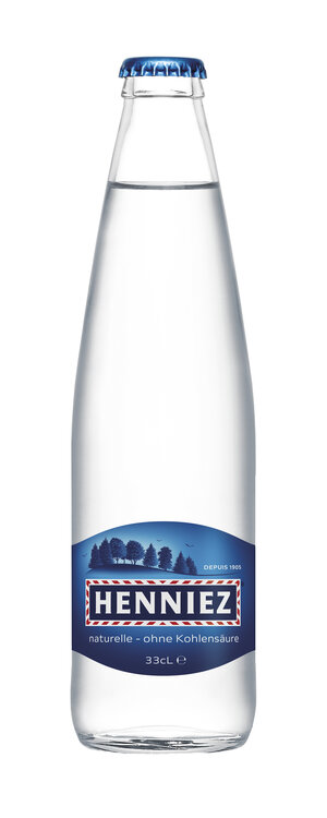 Henniez blau 33 cl ohne Kohlensäure