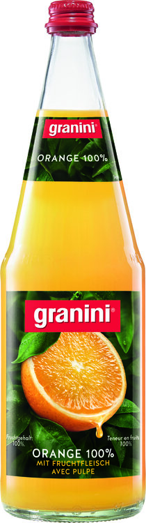 Granini Reiner Orangensaft MW-Flasche -.50 Har.Dep. 5.- 