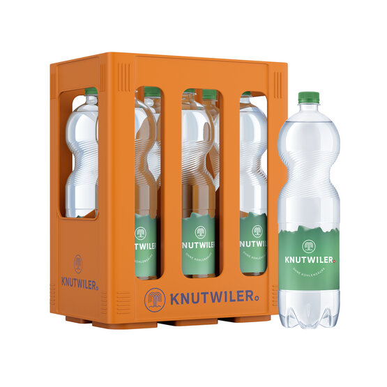 Knutwiler Mineral grün ohne Kohlensäure 1.5 L PET 6er Harass