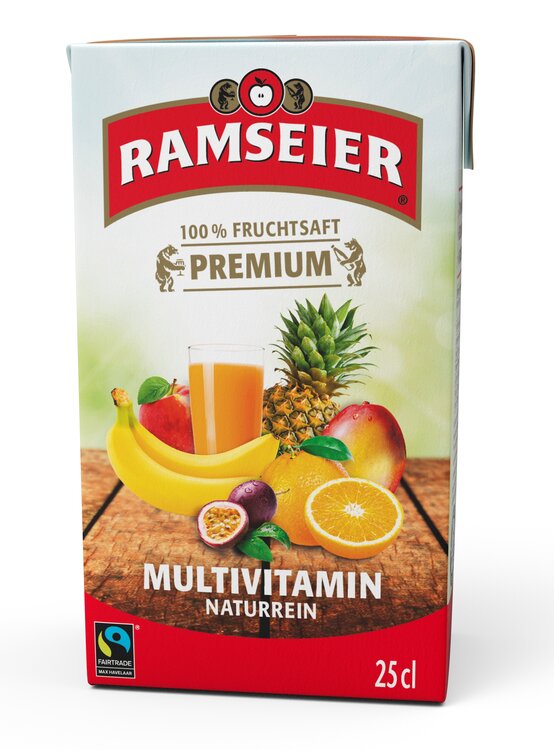 Ramseier Premium 100% Multivitamin 25 cl Tetra Brik, Tetra Pak®