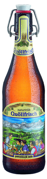 Appenzeller Quöllfrisch naturtrüeb 50 cl Bügelflasche Depot -.50