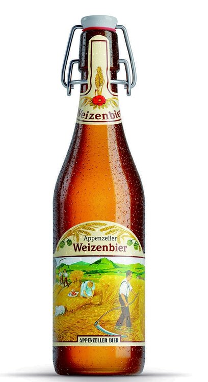 Appenzeller Weizenbier Bügelflasche Depot -.50