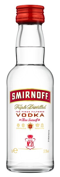 Vodka Smirnoff weiss 5 cl Portion 