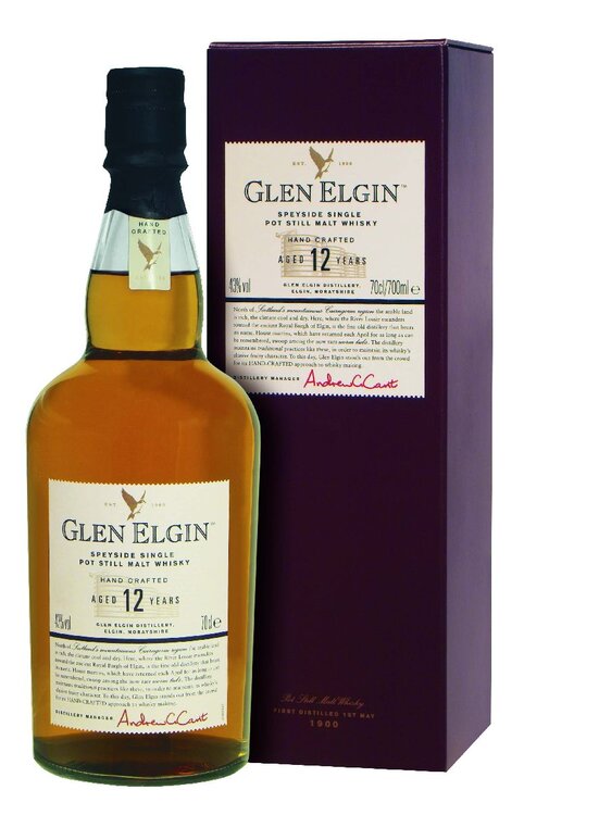 Whisky Glen Elgin Single Malt 12 years Speyside 