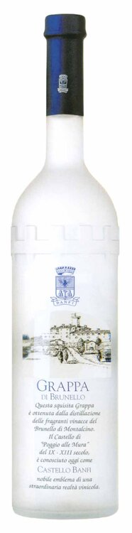 Grappa di Brunello Torre Castello Banfi Montalcino