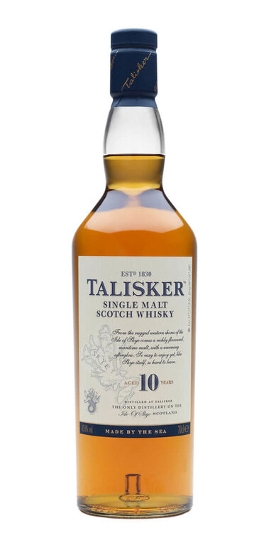 Whisky Talisker 10 Years Isle Skye Pure Malt