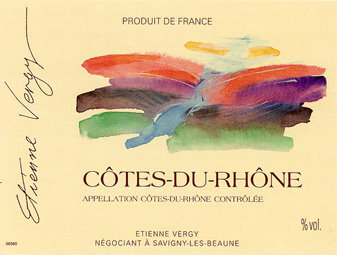 Côtes-du-Rhône AOC Top 50 Etienne Vergy (solange Vorrat) 