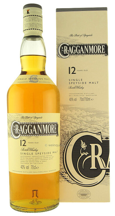 Whisky Cragganmore Malt Highland-Speyside 12 years 