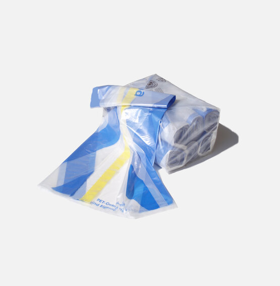 Rolle mit 10 PET-Säcken 110 L (gratis) (1 Karton = 6 Rollen)