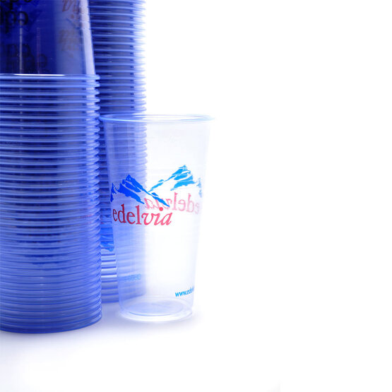 Edelvia Becher verstärkt für Watercooler (Stange à 100 St., Karton à 1000 St.)