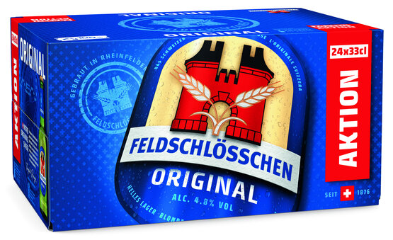 Feldschlösschen Original 24-Pack Aktion DAUERTIEFPREIS (MHD: 31.7.2026)