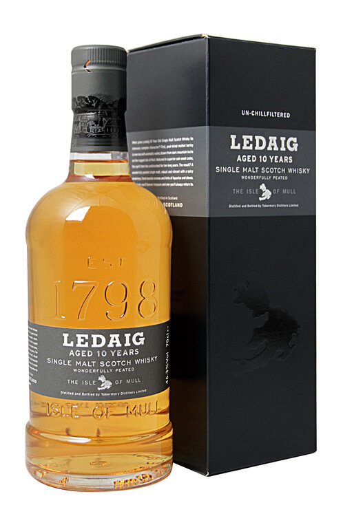 Whisky Ledaig Isle of Mull 10 years  Single Malt 