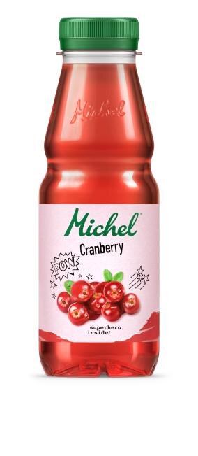Michel Cranberry 33 cl PET EW 6-Pack