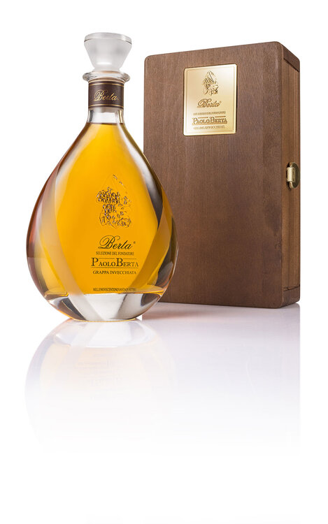 Grappa Paolo Berta Riserva Fondatore 20 Anni (Holzkistchen) 