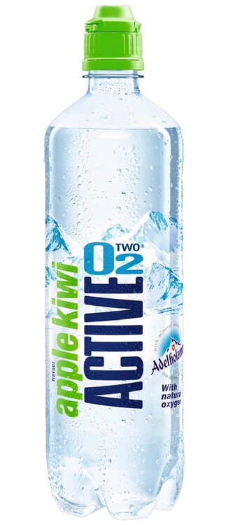 Active O2 Apfel Kiwi 75 cl PET mit 15-fachem Sauerstoff (auf Anfrage – kein Rückgaberecht)