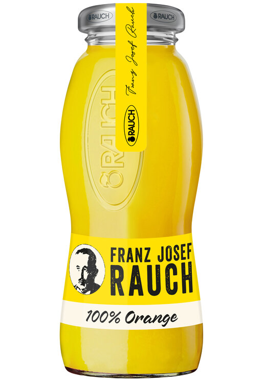 Rauch Orangensaft 100% mit Fruchtfleisch (auf Anfrage)