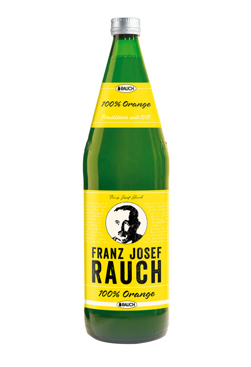 Rauch Orangensaft 1 L Glas MW (auf Anfrage)