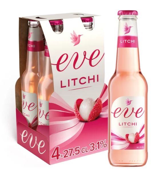 Eve Litchi 4-Pack EW-Flasche