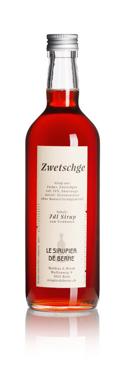 Zwetschgen Sirup 35 cl Le Sirupier de Berne Fl.Depot Fr. 1.-