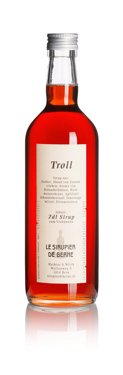 Troll Sirup 35 cl Le Sirupier de Berne Fl.Depot Fr. 1.-