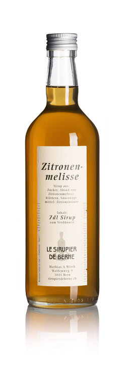 Zitronenmelisse Sirup 35 cl Le Sirupier de Berne Fl.Depot Fr. 1.-
