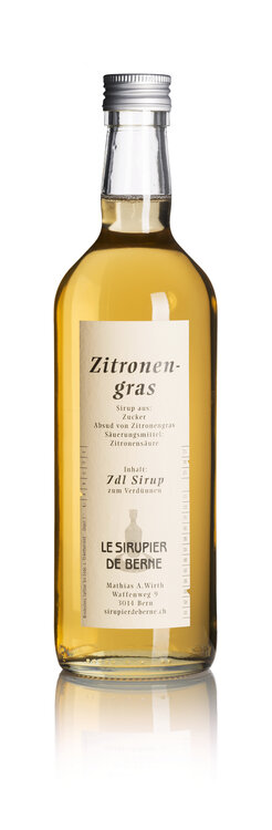 Zitronengras Sirup 35 cl Le Sirupier de Berne Fl. Depot Fr. 1.-