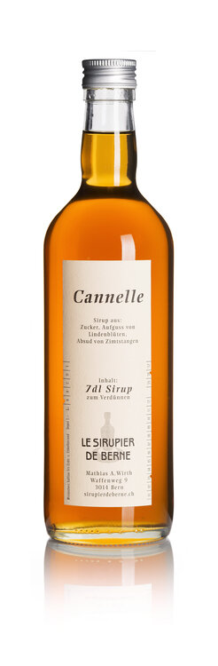 Cannelle Sirup 70 cl Le Sirupier de Berne Fl.Depot Fr. 1.- (Zimt)