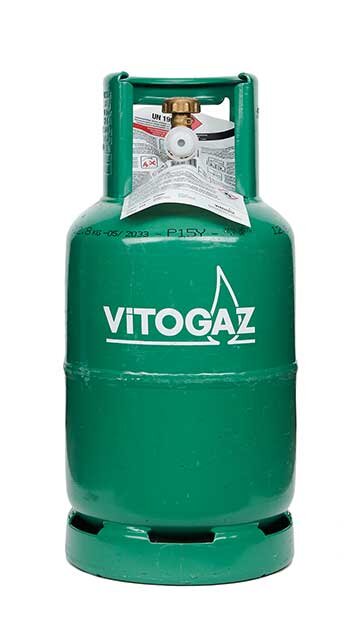 Propangas Stahlflasche klein 5 kg, Depot Fr. 55.--