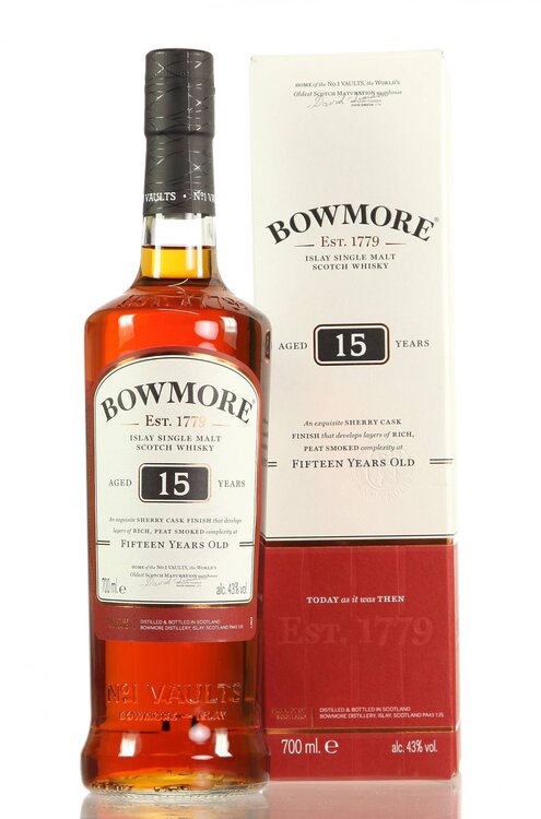 Whisky Bowmore Single Malt Islay 15 years old