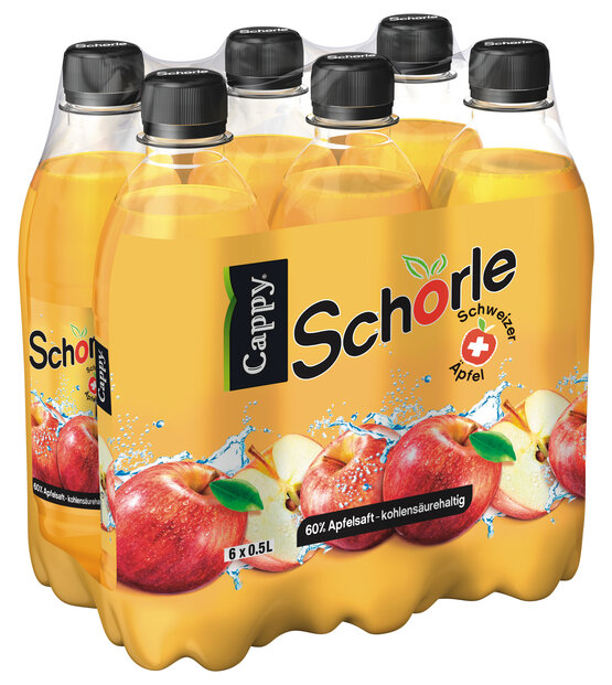 Cappy Apfelschorle 50 cl PET