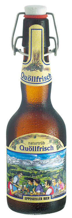 Appenzeller Quöllfrisch naturtrüeb 33 cl Bügelflasche Depot -.50