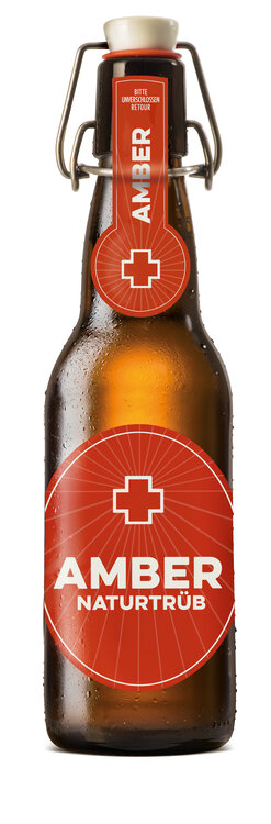 Falken Amber trüb Bügelflasche Depot -.50 (auf Anfrage) (vormals Eidgenoss)