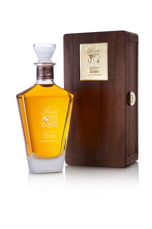Berta Magia Holzkistchen Distillato d'uva 2013
