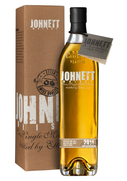 Johnett Swiss Single Malt Whisky 2012 Distillerie Etter