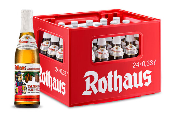 Rothaus Tannenzäpfle alkoholfrei 0.5% 33 cl MW 24er Harass