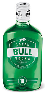 Vodka Green Bull Liqueur PET 50 cl (solange Vorrat)