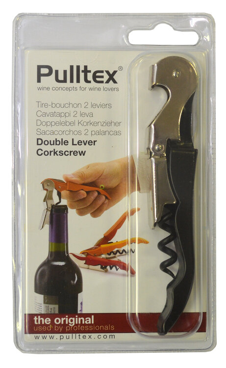 Pulltaps Korkenzieher schwarz