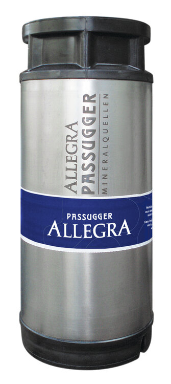 Allegra Mineral mit Kohlensäure Premix Tank 20 L (auf Anfrage – kein Rückgaberecht)